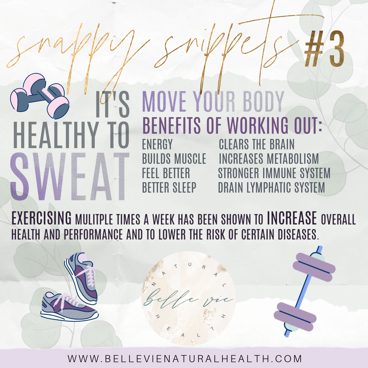 benefits of working out for your health